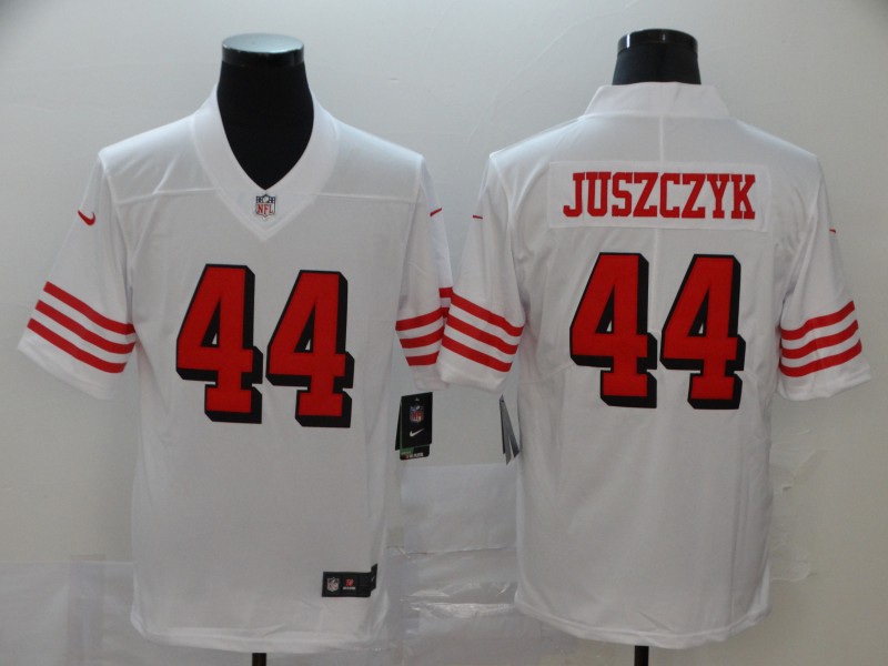 Men's San Francisco 49ers Kyle Juszczyk #44 White Jersey